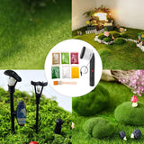Maxbell Static Flocking Machine Train Model Flocking for Diorama Architectural Model 6 Bags Grass Powder