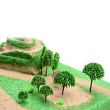 Maxbell Static Flocking Machine Train Model Flocking for Diorama Architectural Model 6 Bags Grass Powder