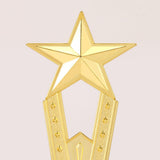 Maxbell Star Trophy Award Decoration Winning Prizes for Soccer Classroom Tournaments 22cm