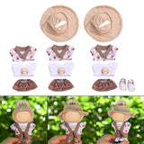 Maxbell Doll T Shirt Coat and Shorts Dress up Doll Clothes for 15cm Doll Girls Dolls 3 Pieces