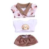 Maxbell Doll T Shirt Coat and Shorts Dress up Doll Clothes for 15cm Doll Girls Dolls 3 Pieces