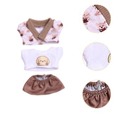 Maxbell Doll T Shirt Coat and Shorts Dress up Doll Clothes for 15cm Doll Girls Dolls 3 Pieces