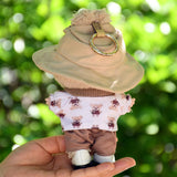 Maxbell Doll T Shirt Coat and Shorts Dress up Doll Clothes for 15cm Doll Girls Dolls with Hat Shoes