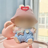 Maxbell 2xDoll Clothes for 15cm Plush Doll Stylish Stuffed Animals Clothes DIY Cartoon