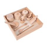 Maxbell 14x Wooden Sensory Bin Tools Sensory Toys for over 3 Years Old Kids Children