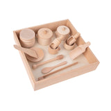 Maxbell 14x Wooden Sensory Bin Tools Sensory Toys for over 3 Years Old Kids Children