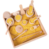 Maxbell 14x Wooden Sensory Bin Tools Sensory Toys for over 3 Years Old Kids Children