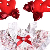 Maxbell Doll Clothes for 15cm Rabbit Plush Doll Stylish Photo Props Comfortable Cute elk skirt