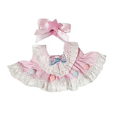 Maxbell Doll Clothes for 15cm Rabbit Plush Doll Stylish Photo Props Comfortable Cute Small ball suit