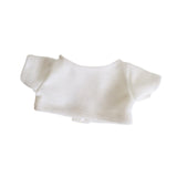 Maxbell Plush Doll Clothes for 15cm Fashion Soft DIY Dress up Plush Doll Accessories White