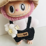 Maxbell Plush Doll Clothes for 15cm Fashion Soft DIY Dress up Plush Doll Accessories White
