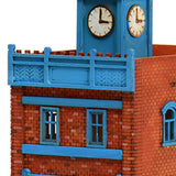 Maxbell 1/72 Wooden Architecture Kits 3D Wooden Puzzle Handmade Hobby Scene for Gift