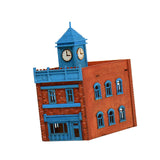 Maxbell 1/72 Wooden Architecture Kits 3D Wooden Puzzle Handmade Hobby Scene for Gift
