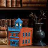 Maxbell 1/72 Wooden Architecture Kits 3D Wooden Puzzle Handmade Hobby Scene for Gift