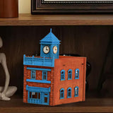 Maxbell 1/72 Wooden Architecture Kits 3D Wooden Puzzle Handmade Hobby Scene for Gift