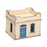 Maxbell 1/72 Wooden Architecture Kits 3D Puzzle Buildings DIY Kits for Dioramas Gift Single Room