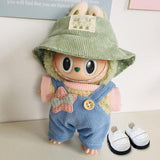 Maxbell Plush Doll Clothes for15cm Costumes Fashion with Hat Dress up DIY with Shoes Green Hat