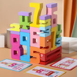 Maxbell Wooden Number Puzzle Block Toys for Party Favors Preschoolers Boys and Girls