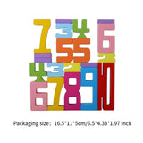 Maxbell Wooden Number Puzzle Block Toys for Party Favors Preschoolers Boys and Girls