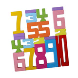 Maxbell Wooden Number Puzzle Block Toys for Party Favors Preschoolers Boys and Girls