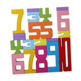 Maxbell Wooden Number Puzzle Block Toys for Party Favors Preschoolers Boys and Girls