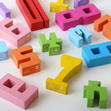 Maxbell Wooden Number Puzzle Block Toys for Party Favors Preschoolers Boys and Girls