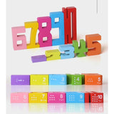 Maxbell Wooden Number Puzzle Block Toys for Party Favors Preschoolers Boys and Girls