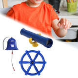 Maxbell 3Pcs Playground Accessories Pirate Ship Wheel for Kids for Outdoor Playhouse Style B