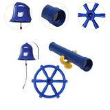 Maxbell 3Pcs Playground Accessories Pirate Ship Wheel for Kids for Outdoor Playhouse Style B