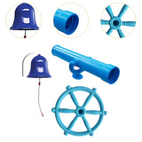 Maxbell 3Pcs Playground Accessories Pirate Ship Wheel for Kids for Outdoor Playhouse Style F