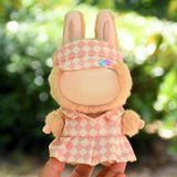 Maxbell 15cm Doll Clothes Comfortable Plush Doll Accessories Stylish Photo Props DIY Light pink