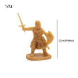 1/72 Medieval Castles Knight Action Figure Toy Big for Ages 3 4 5 6 7 8 9 10 gold