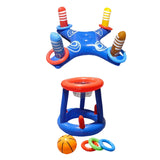 Maxbell Inflatable Toss Game Kids Swimming Pool Toss Toy for Family Gatherings Beach 80cmx35cm