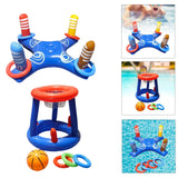 Maxbell Inflatable Toss Game Kids Swimming Pool Toss Toy for Family Gatherings Beach 80cmx35cm