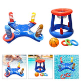 Maxbell Inflatable Toss Game Kids Swimming Pool Toss Toy for Family Gatherings Beach 80cmx35cm