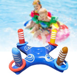 Maxbell Inflatable Toss Game Kids Swimming Pool Toss Toy for Family Gatherings Beach 80cmx35cm