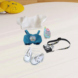 Maxbell 15cm 17cm Doll Clothes Soft Costume Accessories Decor Cute Doll Clothes Suit style C