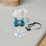 Maxbell 15cm 17cm Doll Clothes Soft Costume Accessories Decor Cute Doll Clothes Suit style C