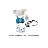 Maxbell 15cm 17cm Doll Clothes Soft Costume Accessories Decor Cute Doll Clothes Suit style C