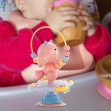 Maxbell Baby Suction Cup Table Toy Motor for Development Fine Motor Skills Preschool pink