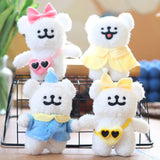 Maxbell Plush Doll Keychain Creative Novelty Toy for Purse Creative Gift Party Favor C