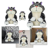 Maxbell Cartoon Cat Plush Keychain Purse Backpack Charm Cute Plush Toy for Kids