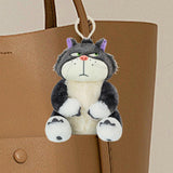 Maxbell Cartoon Cat Plush Keychain Purse Backpack Charm Cute Plush Toy for Kids