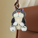 Maxbell Cartoon Cat Plush Keychain Purse Backpack Charm Cute Plush Toy for Kids