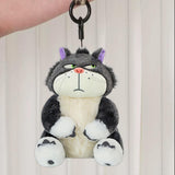 Maxbell Cartoon Cat Plush Keychain Purse Backpack Charm Cute Plush Toy for Kids