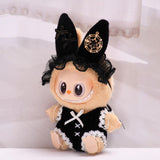 Maxbell 2x2 Pieces Dolls Bunny Girl Bodysuit with Headband for 10-15cm Dolls Boy Dolls