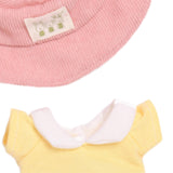 Maxbell Doll Clothes for 15cm Plush Doll Dress up with Hat DIY Fashion Doll Clothing style F