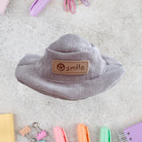 Maxbell Miniature Doll Hat Cute Plush Doll Accessories for 17cm/15cm Dolls Kids Toys grey