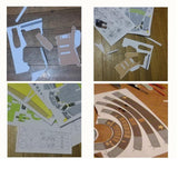 Maxbell Paper Sailboat Ship Kits 3D Puzzle Ship Model Kits for Adults Children Teens
