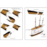 Maxbell Paper Sailboat Ship Kits 3D Puzzle Ship Model Kits for Adults Children Teens